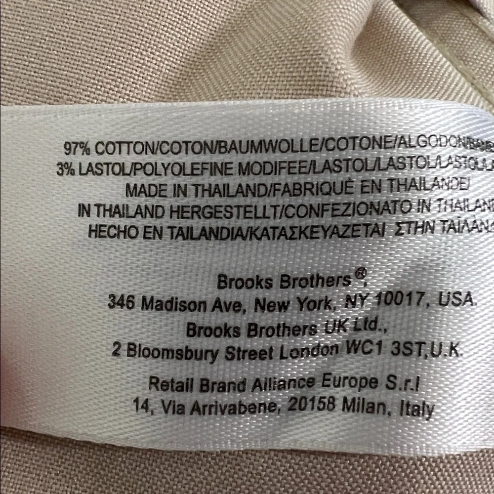 Brooks Brothers Cotton Belted Safari Shirt Dress Sz 8 - Picture 12 of 12